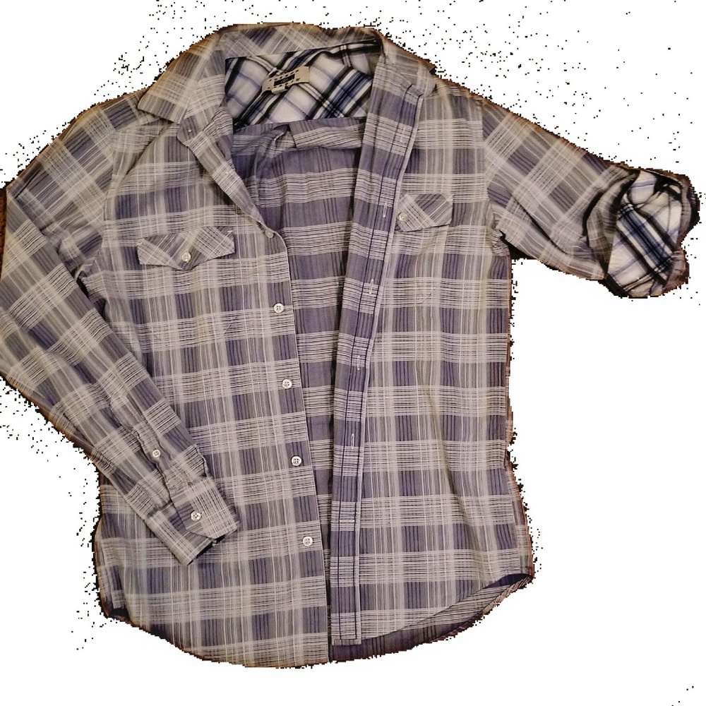 Joseph Abboud Mens M NWOT button up & roll up opt